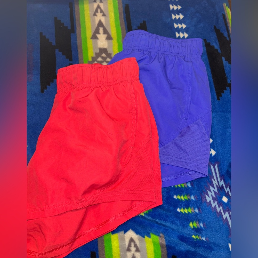 Pink and Blue Shorts